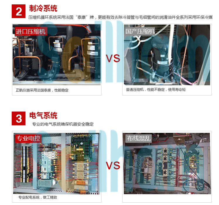 冷熱沖擊試驗箱細(xì)節(jié)對比